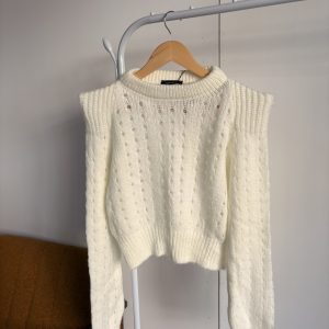 Pulovër White Knit - (Masa S)