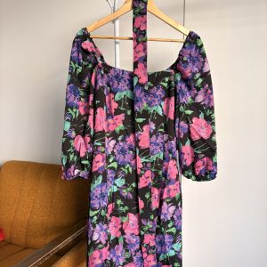 Fustan Floral Off-Shoulder - (Numri 44)