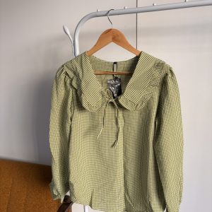 Këmishë Jeshile Retro Collar - (Masa M)