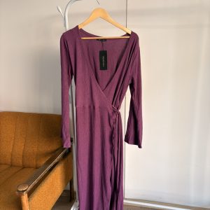 Fustan Purple Wrap Dress